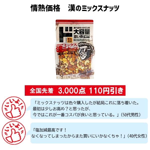 情熱価格 漢のミックスナッツ