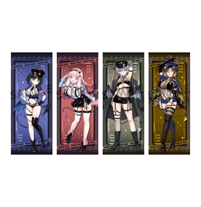 ドルフィンウェーブ 描き下ろし等身大タペストリー【デビルポリスver.】(全1種)<br>