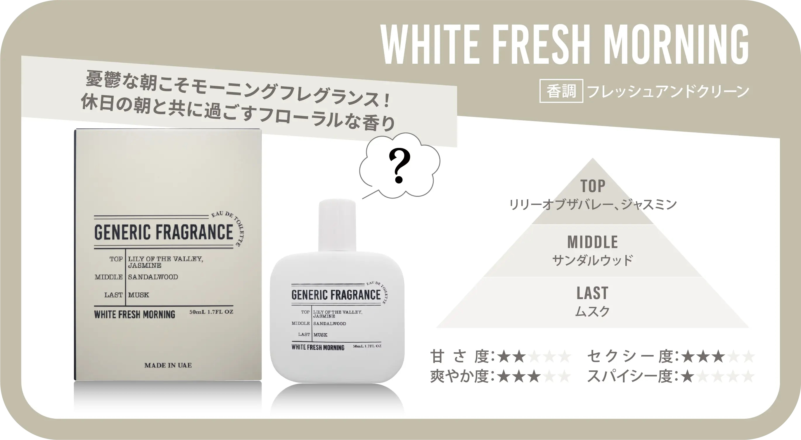 WHITE FRESH MORNING