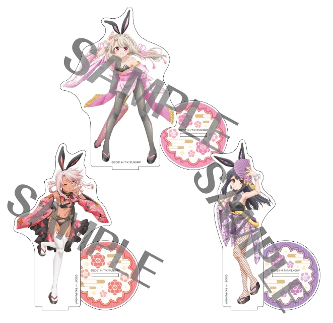 Fate/kaleid liner,プリズマ☆イリヤ 描き下ろしBIGアクリルスタンド【和風バニーver.】(全3種)　各1,925円（税込）