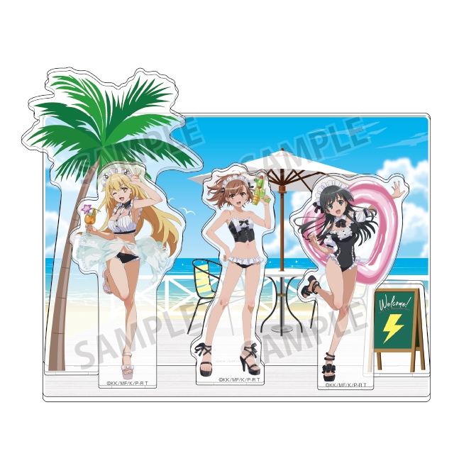 とある科学の超電磁砲T 描き下ろしアクリルジオラマ【水着メイドver.】(全1種)