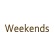 Weekendsのロゴ