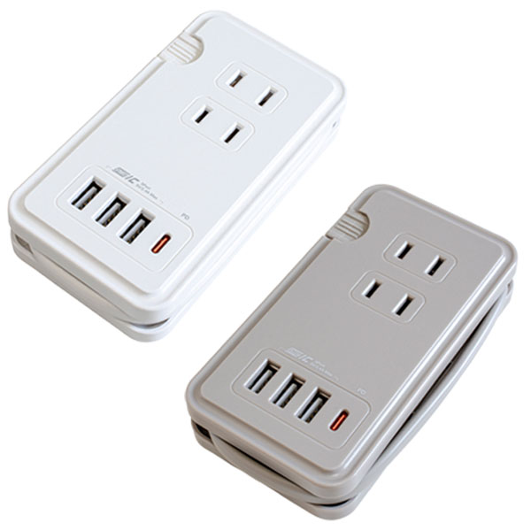 ケーブルぐるぐる電源タップ