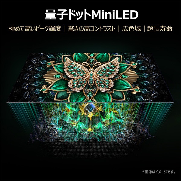 情熱価格&times;TCL miniLED 55型4Kスマート液晶テレビ