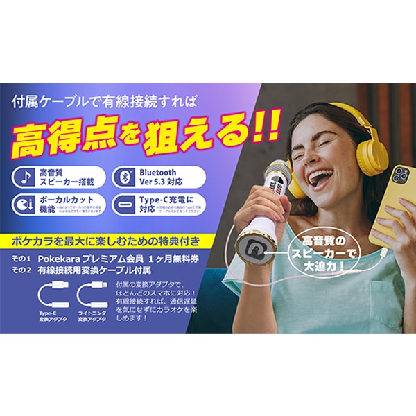 Pokekara公認カラオケマイク